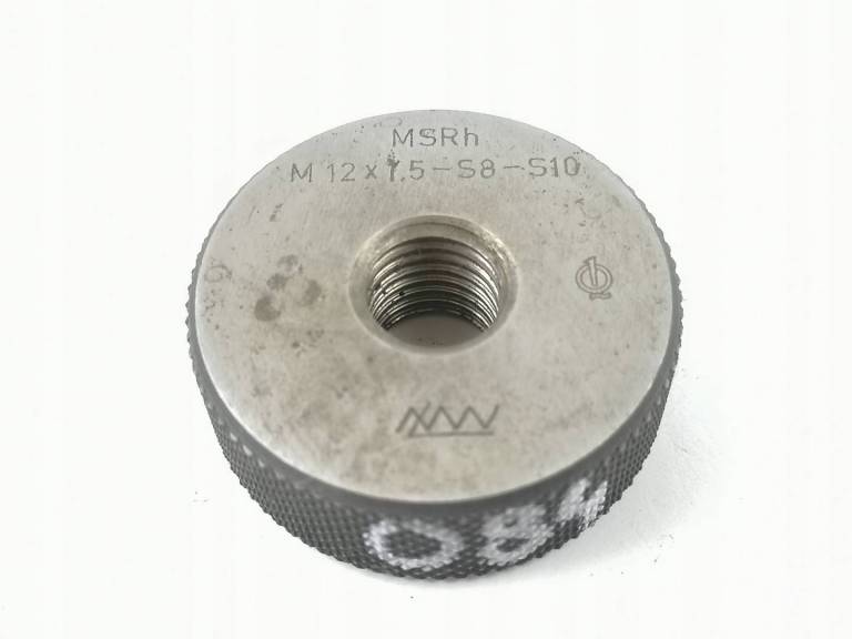 Sprawdzian pierścieniowy do gwintu MSRh M12x1,5 FV
