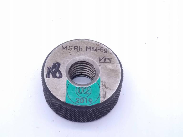 Sprawdzian pierścieniowy do gwintu MSRh M14 6g