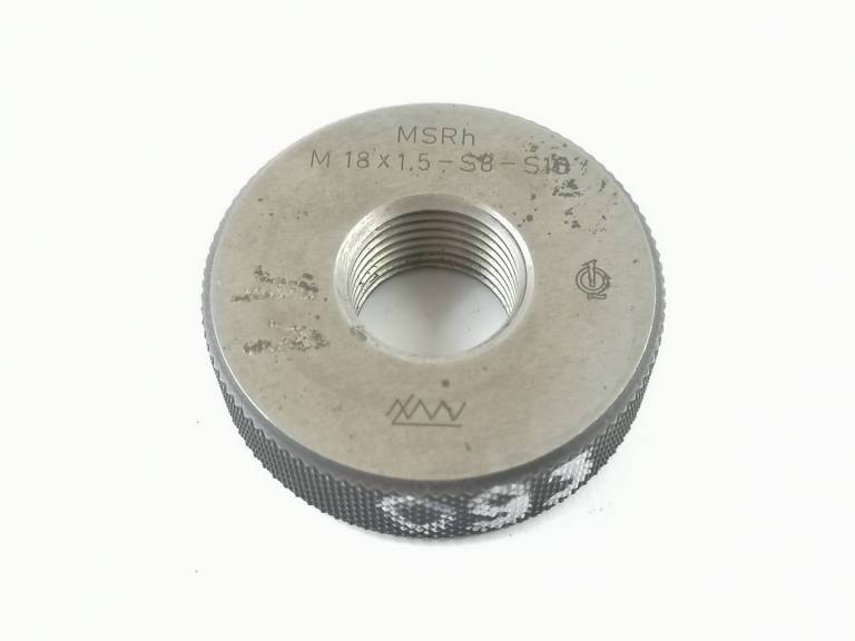 Sprawdzian pierścieniowy do gwintu MSRh M18x1,5 FV