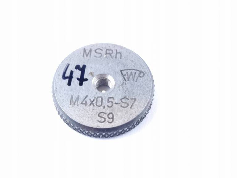 Sprawdzian pierścieniowy do gwintu MSRh M4x0,5 S7