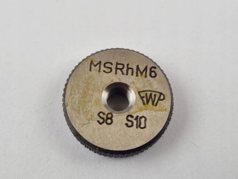 Sprawdzian pierścieniowy do gwintu MSRh M6 S8 S10