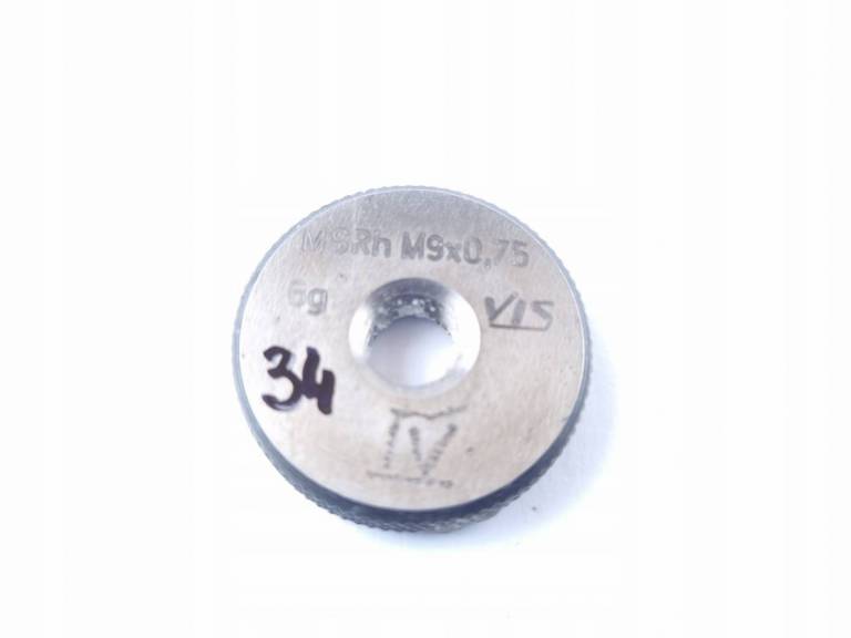 Sprawdzian pierścieniowy do gwintu MSRh M9x0,75 6g