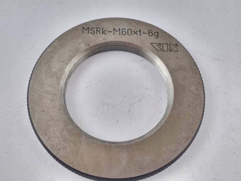 Sprawdzian pierścieniowy gwintu MSRh M60x1 6g