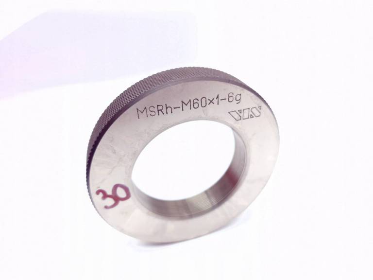 Sprawdzian pierścieniowy gwintu MSRh M60x1 6H