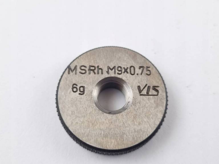 Sprawdzian pierścieniowy gwintu MSRh M9x0,75 6g